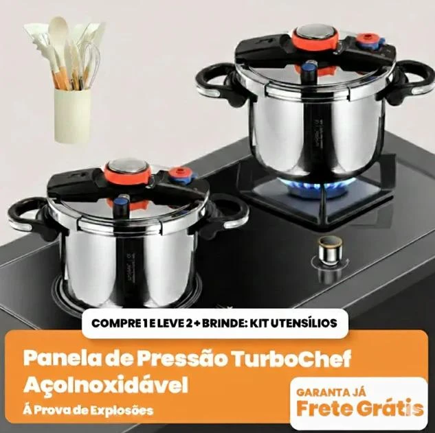 Panela de Pressão TurboChef Aço Inoxidável